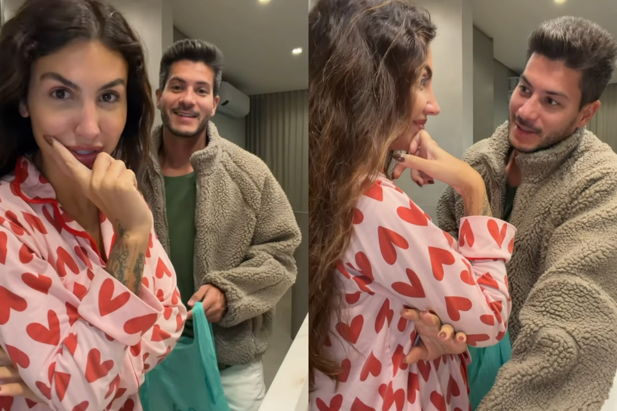 Arthur Aguiar e Jheny Santucci revelam reação ao descobrir segunda gravidez