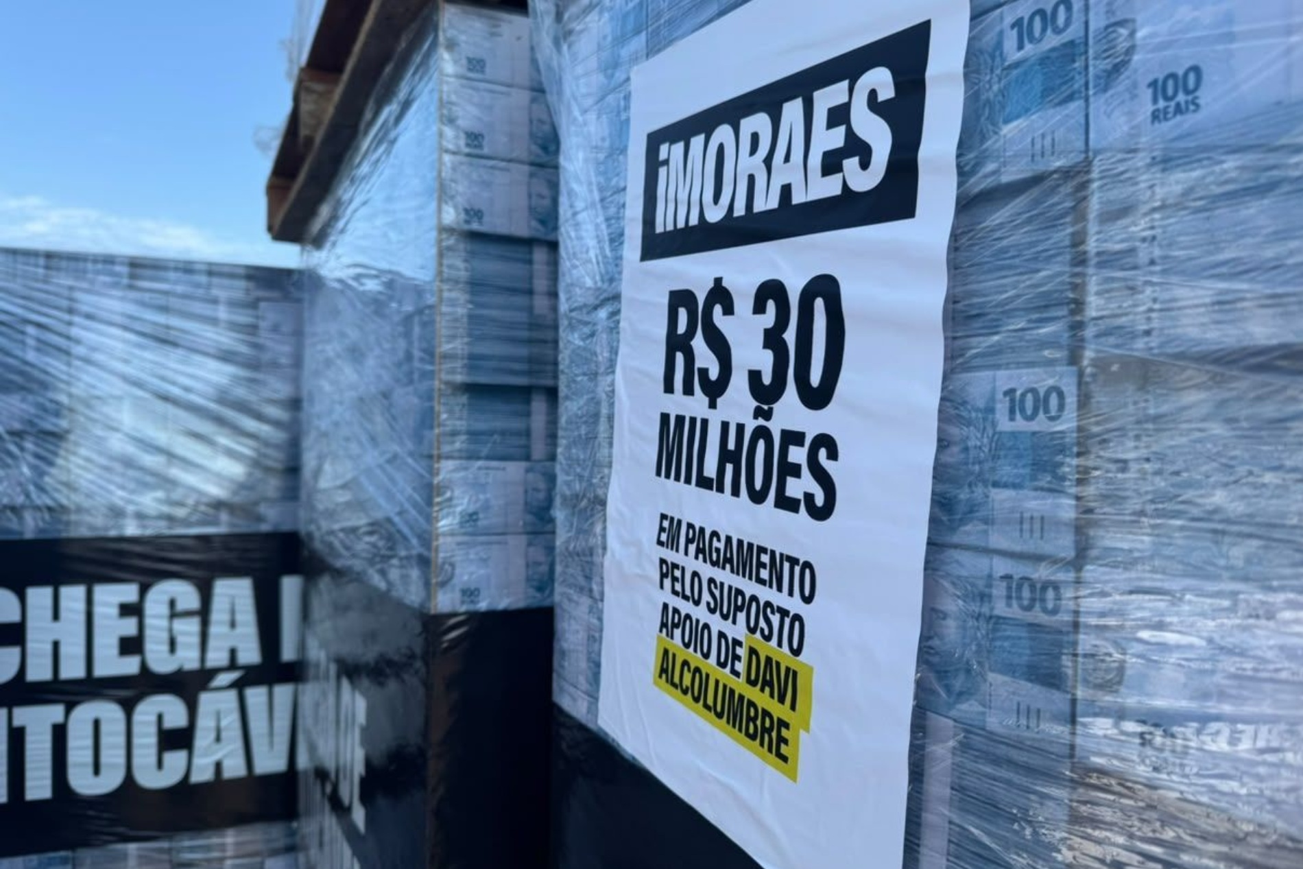 Imagem de ato contra Moraes