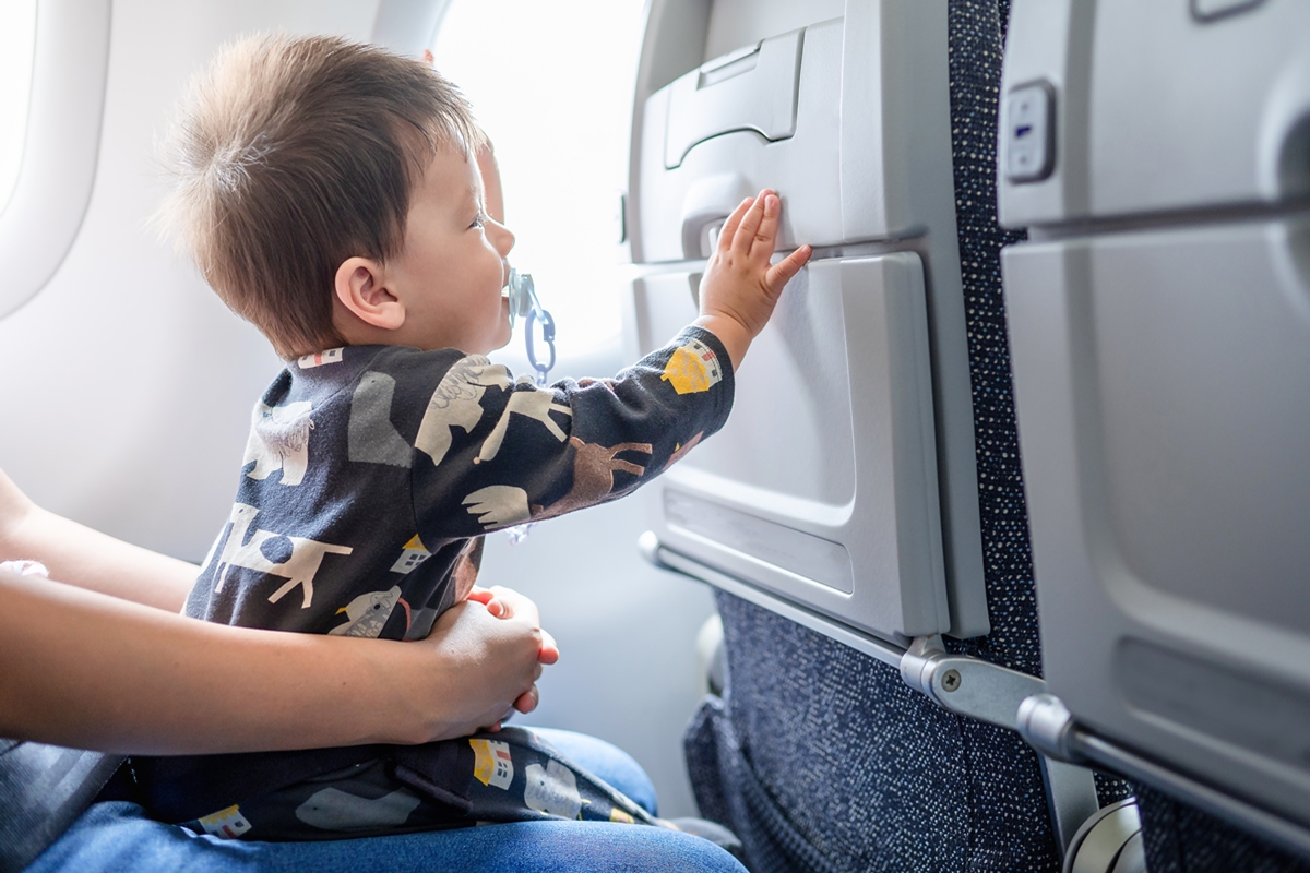 Bebê em avião
