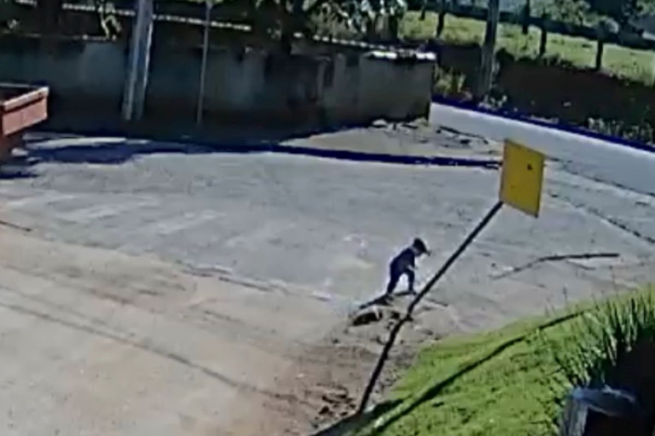 Bebê de 1 ano e 6 meses foge de creche e anda sozinho até o trabalho da mãe