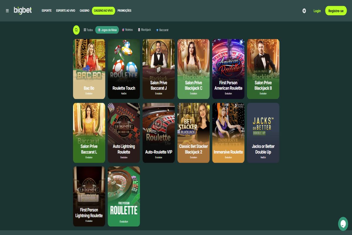 site da Bigbet Brasil
