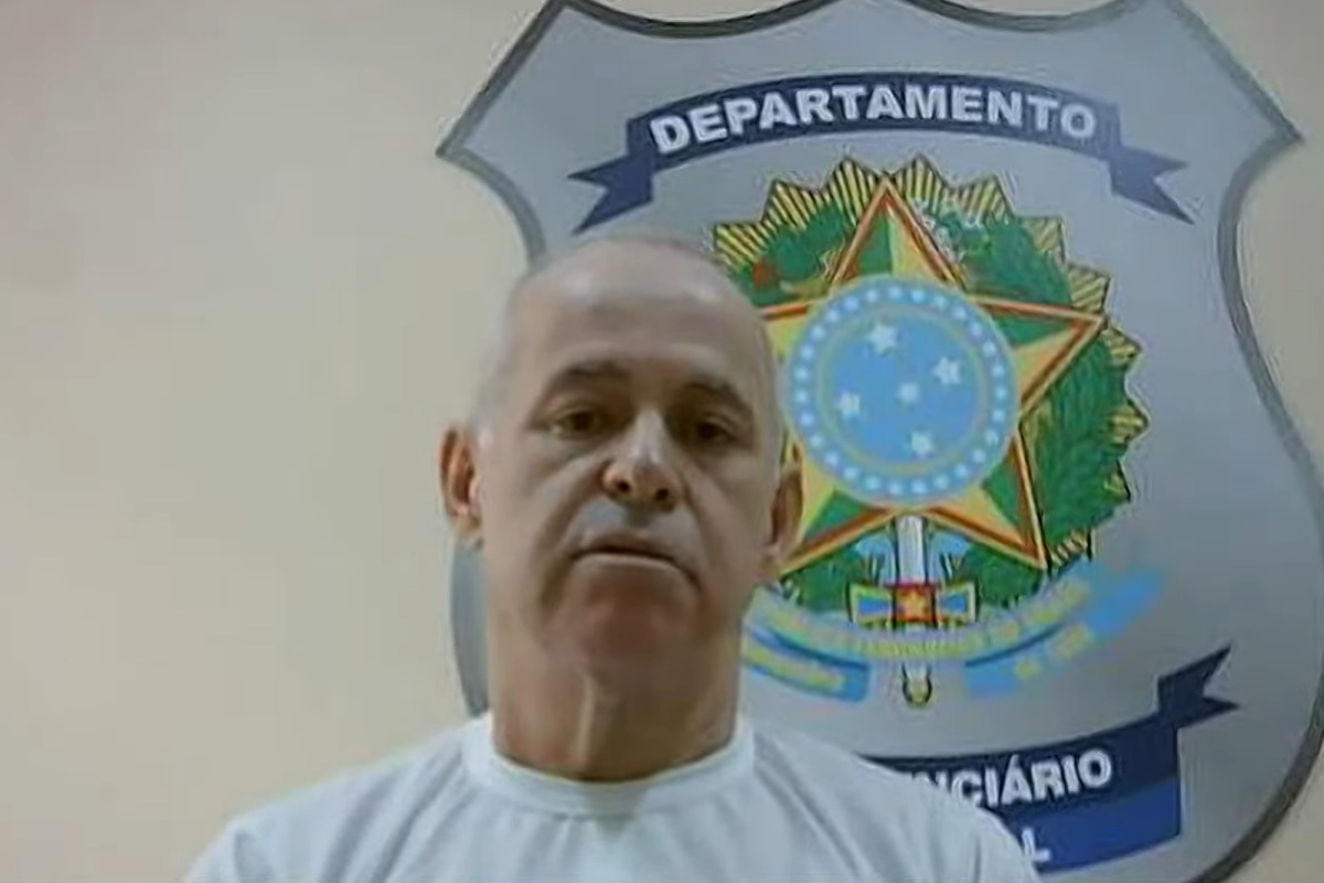 Imagem colorida mostra depoimento de Domingos Brazão | Metrópoles