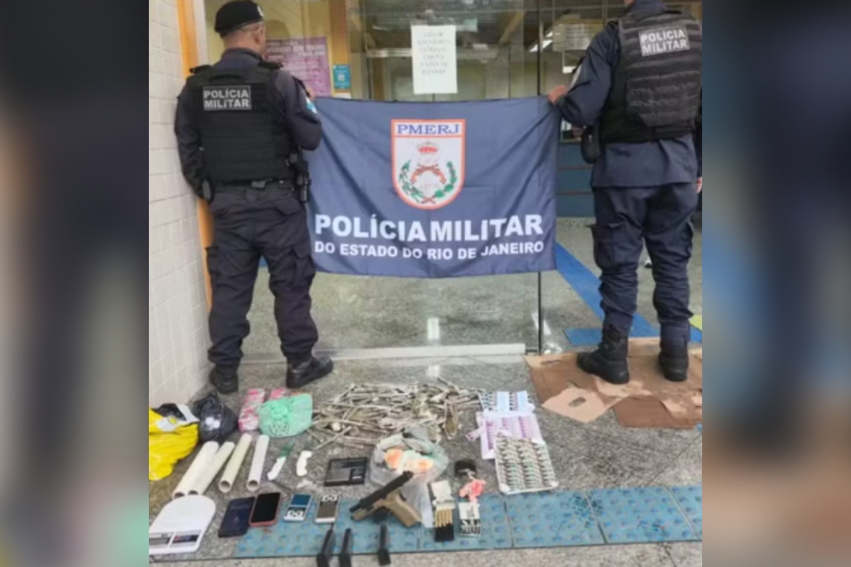 Líder do TCP e companheira são presos com drogas, arma e R$ 34 mil no RJ