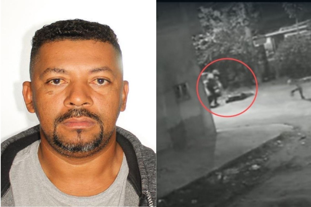 Câmeras de segurança flagram homem matando cunhado a tiros após bate-boca