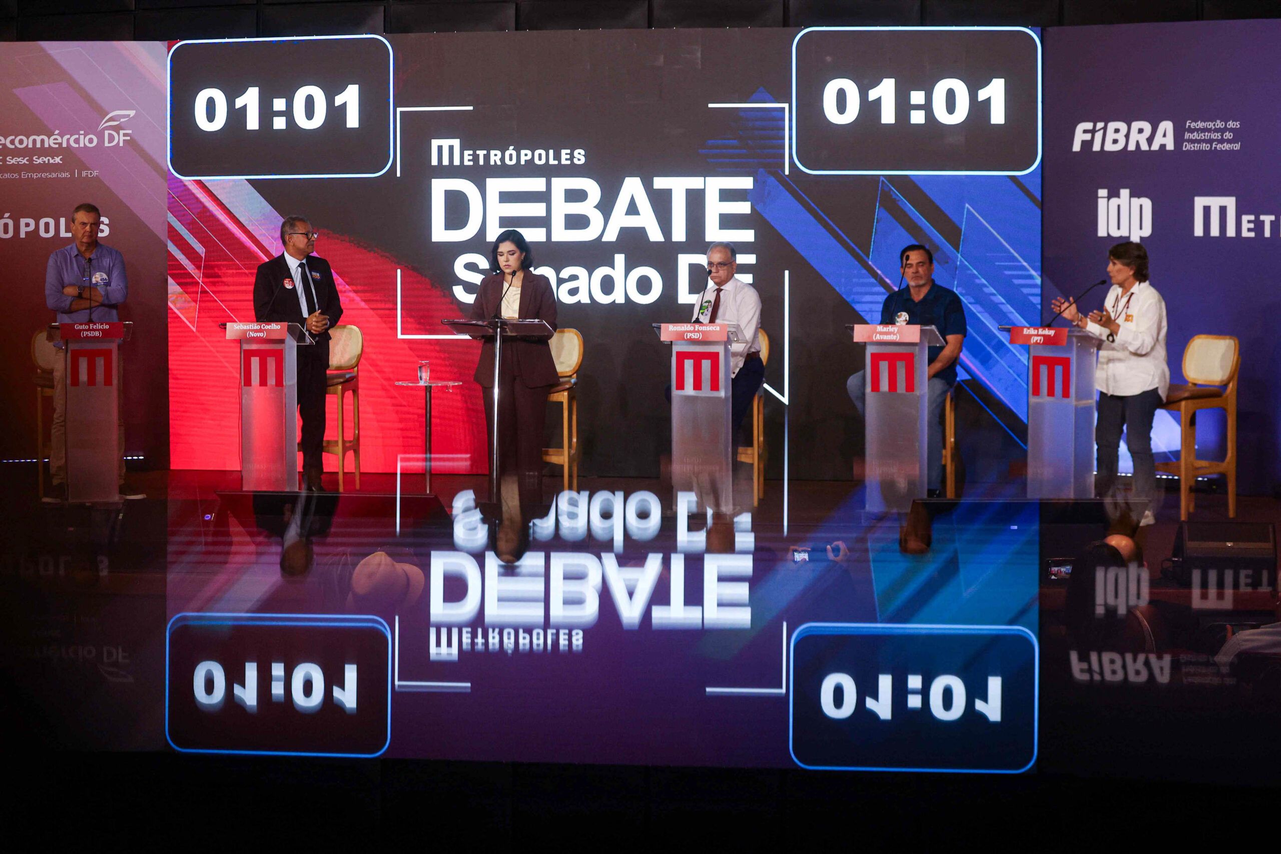 Ausência, FCDF e suplência: como foi o debate do Metrópoles para o Senado