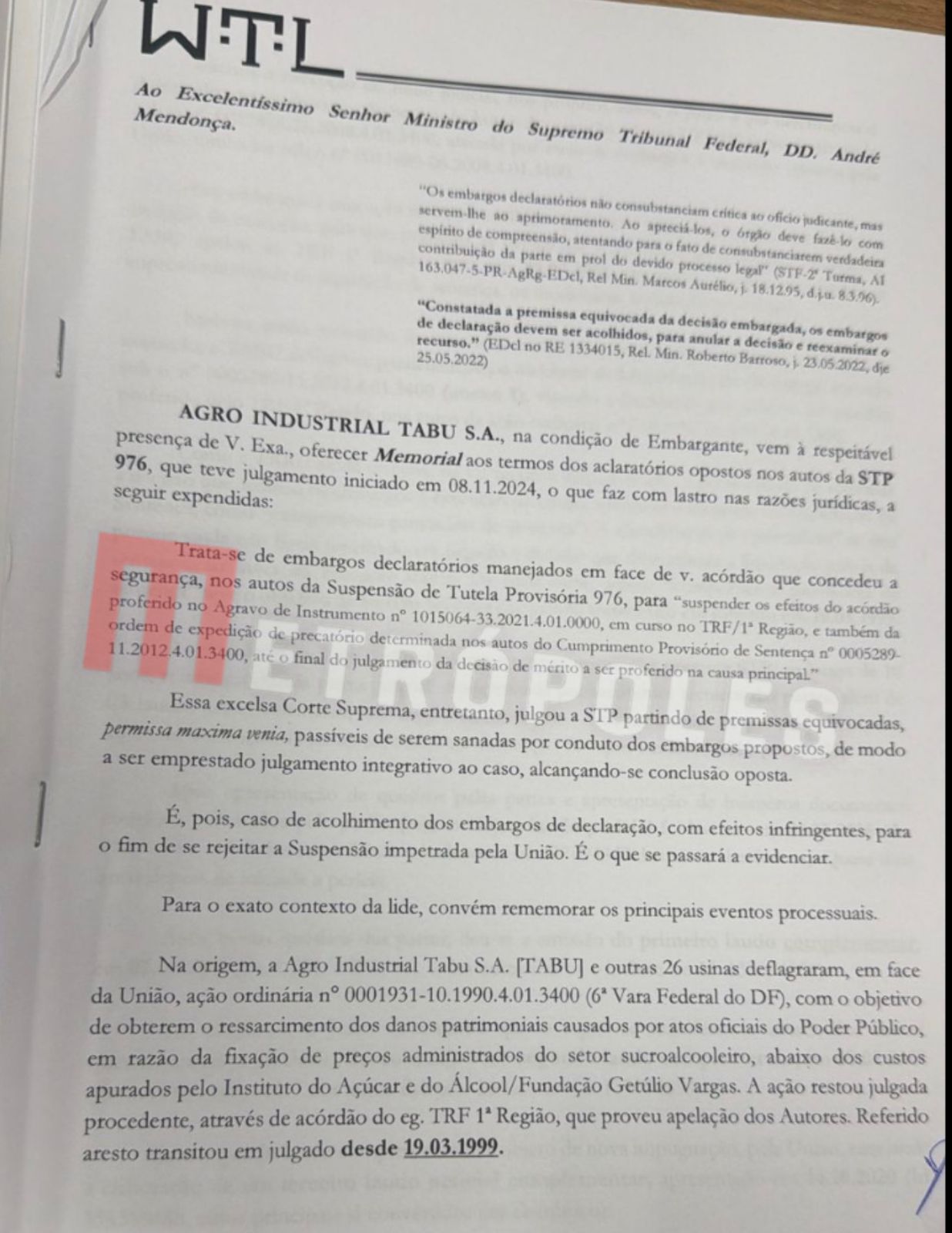  documento obtido com exclusividade pelo Metrópoles mostra que o ministro André Mendonça recebeu um advogado para discutir uma ação sobre precatórios dias após reunir-se com Daniel Vorcaro. 