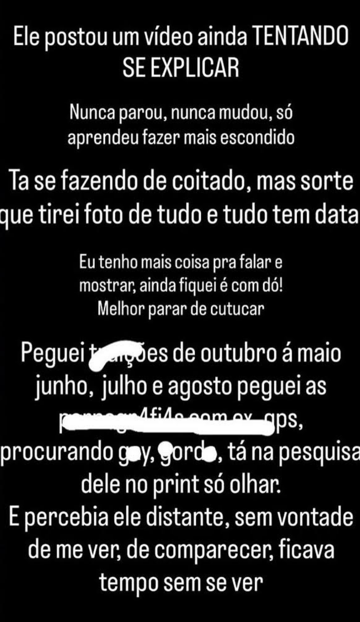 Duda Corrêa rebate o ex, Thiago Queiroz