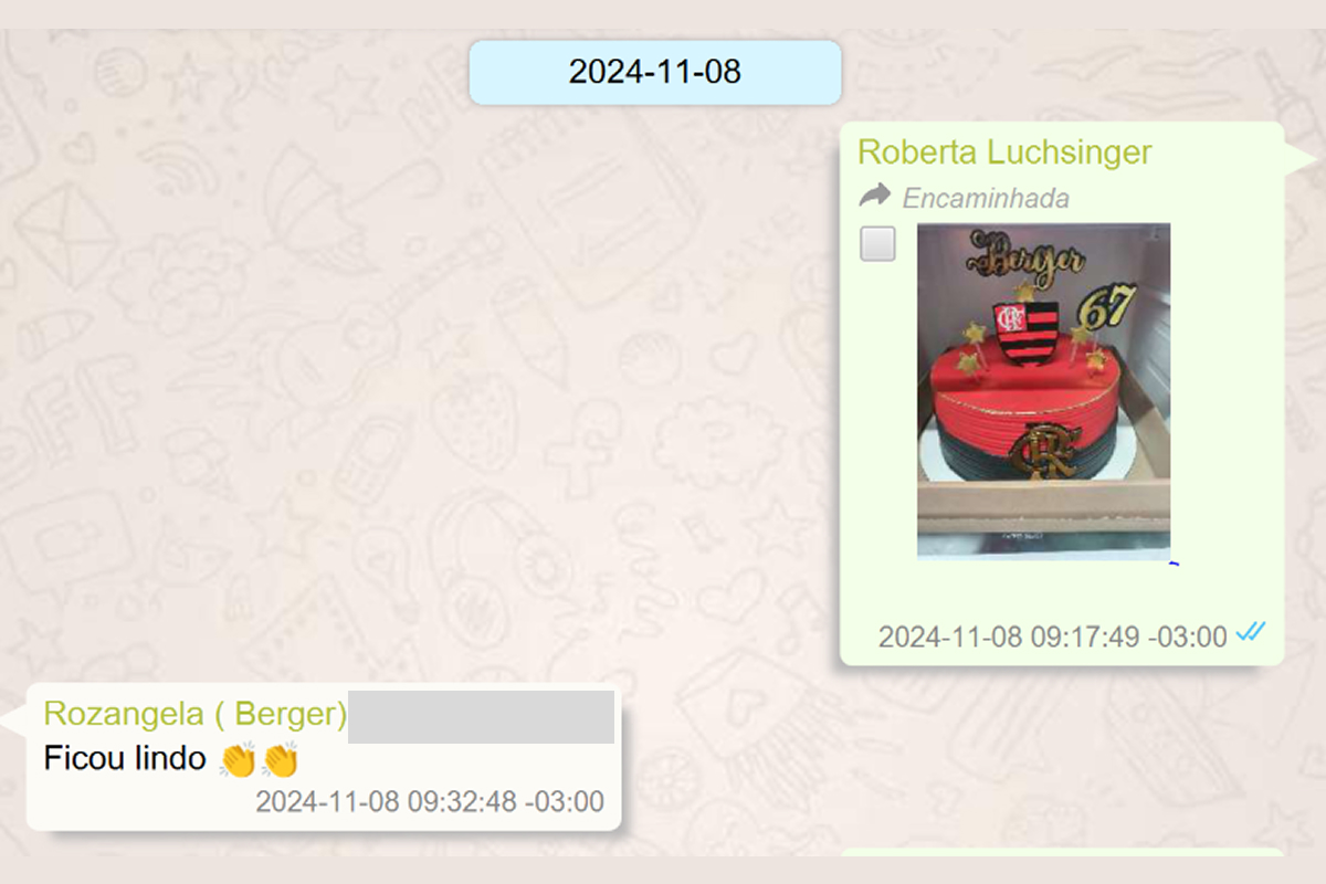 Mensagens de Roberta Luchsinger