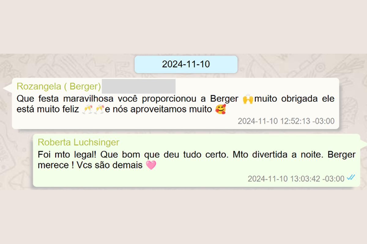 Mensagens de Roberta Luchsinger