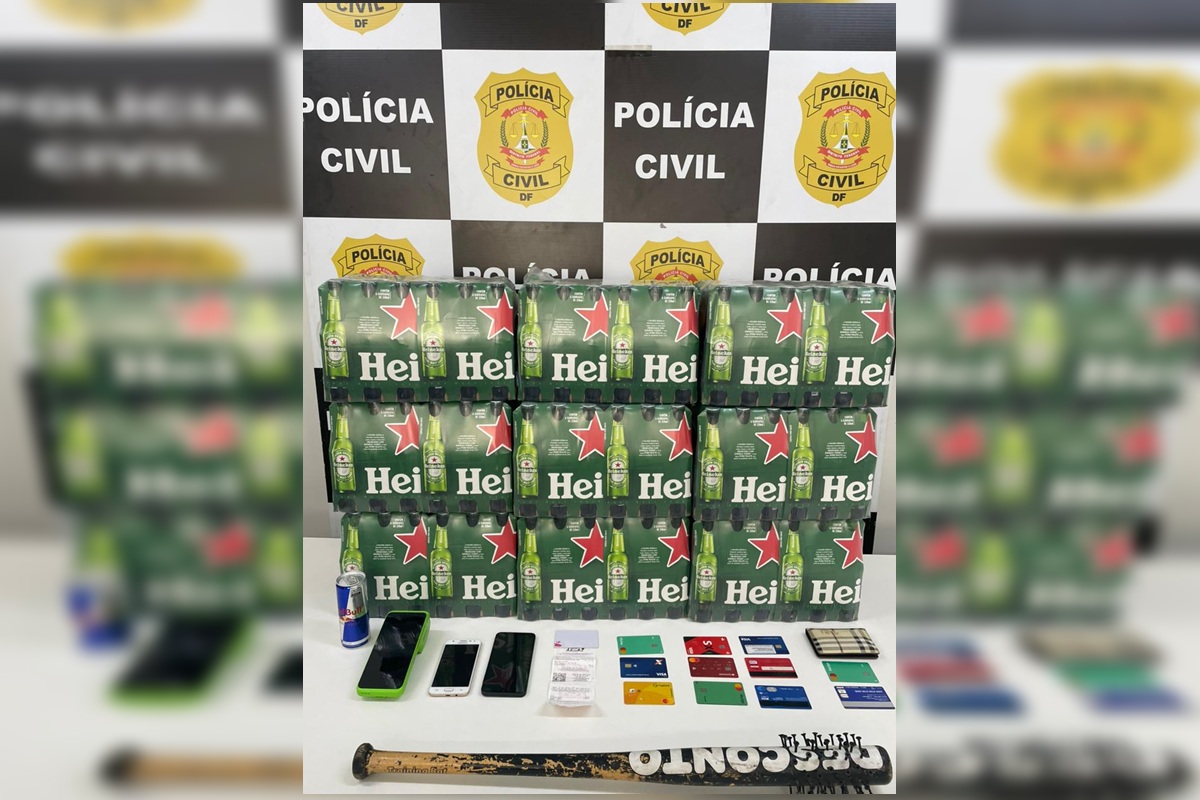 Picareta compra mais de 200 garrafas de Heineken no DF com cartões clonados