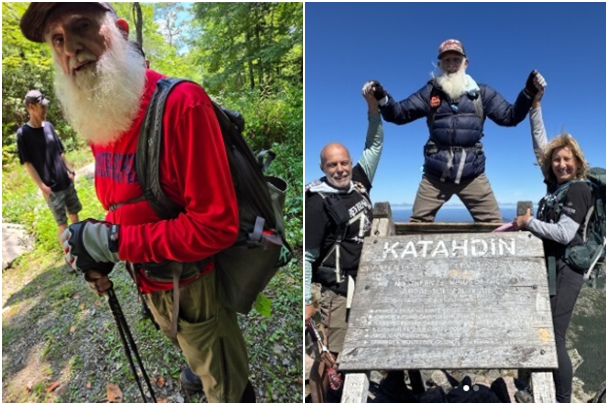 Após 71 quedas, homem de 91 anos bate recorde e completa trilha de 3.500 km
