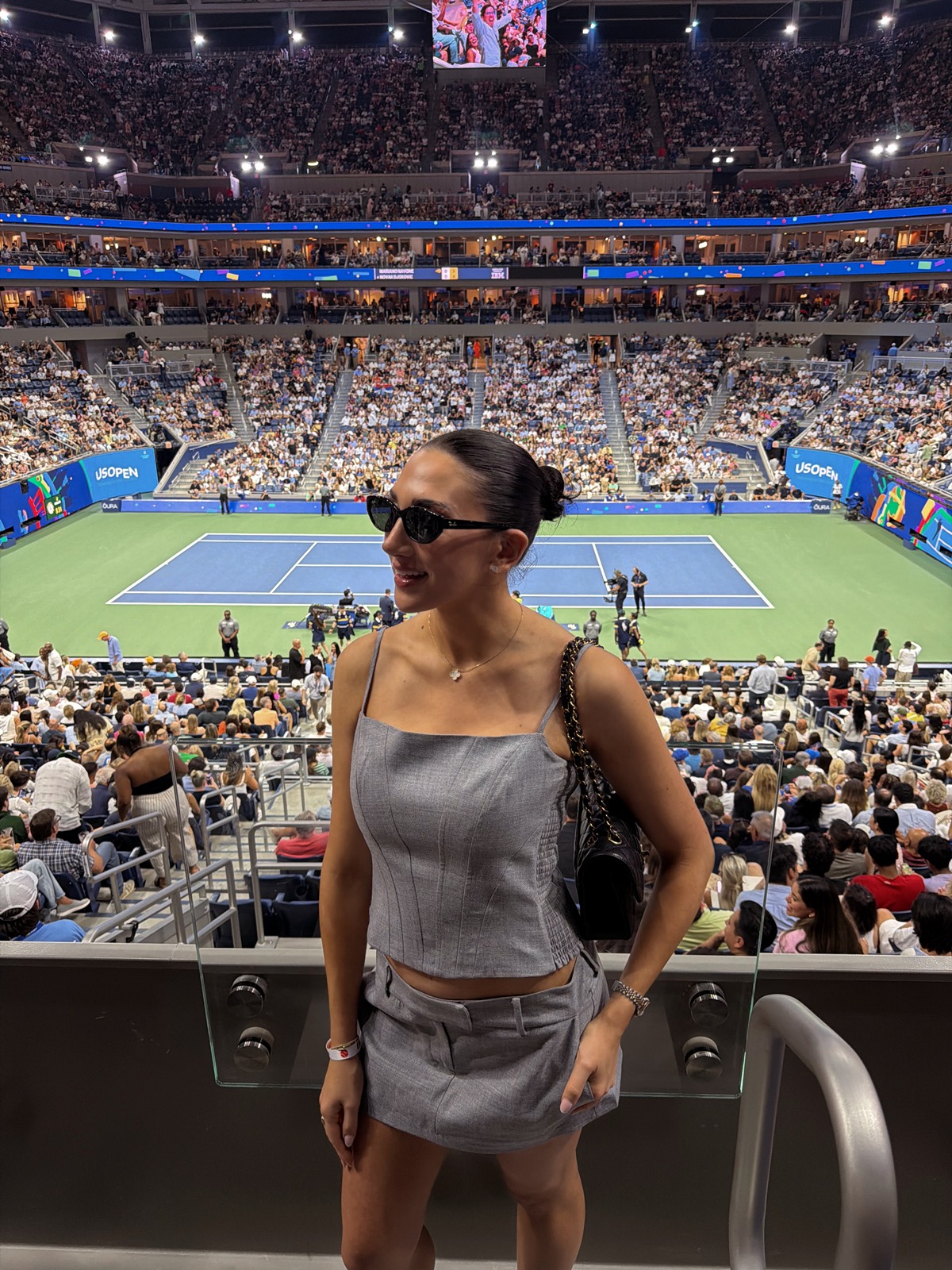 foto com cor. polêmica com influencers us open - metrópoles