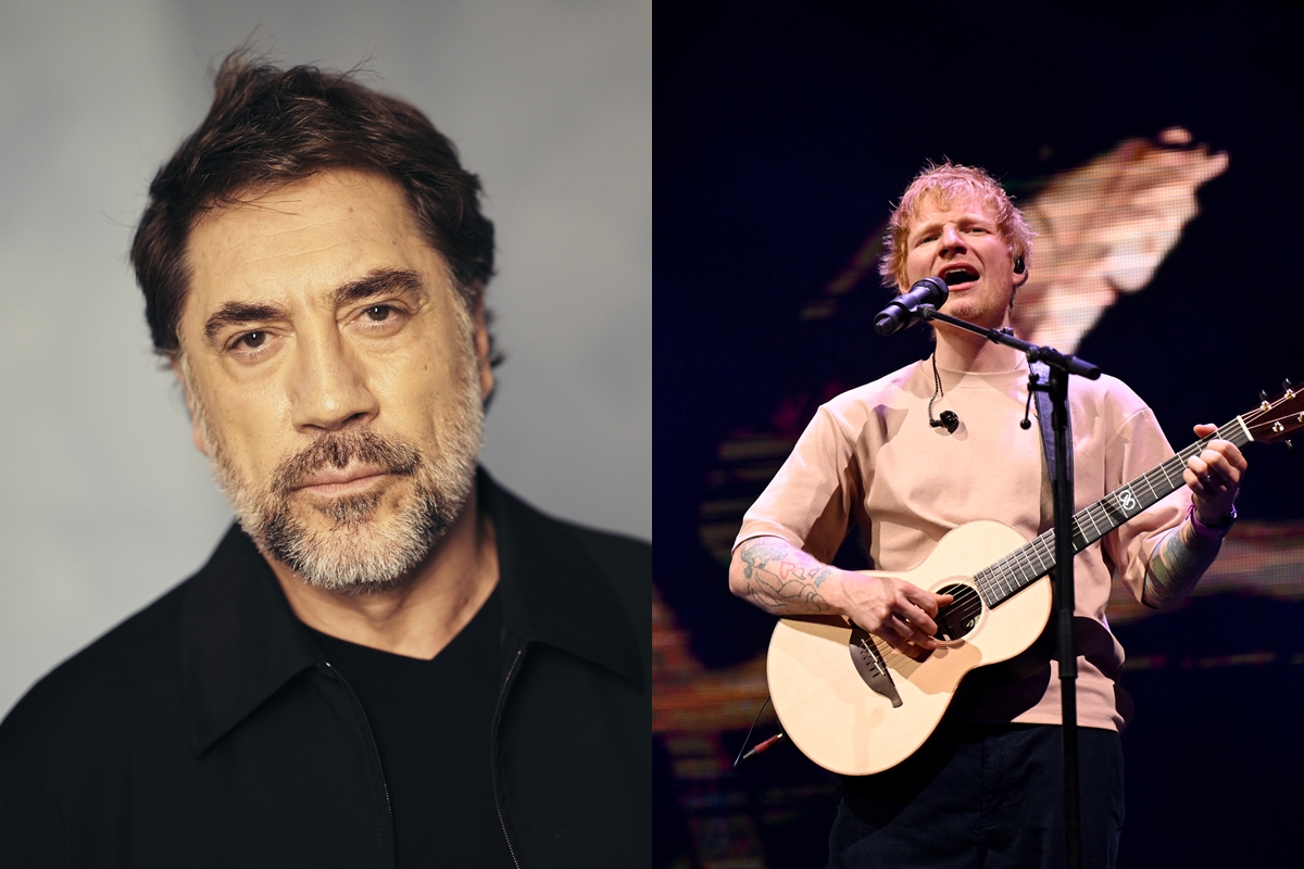 Javier Bardem puxa boicote contra Ed Sheeran por polêmica com a Palestina