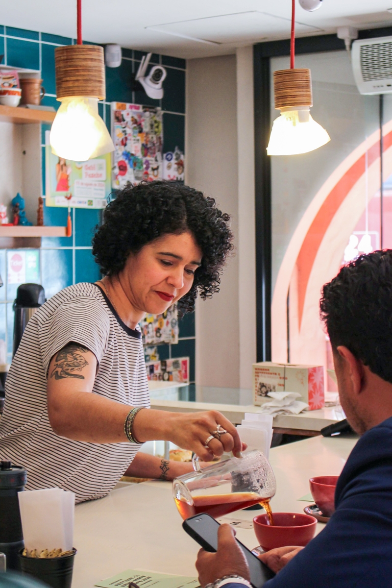 A barista brasiliense Ju Morgado - Metrópoles