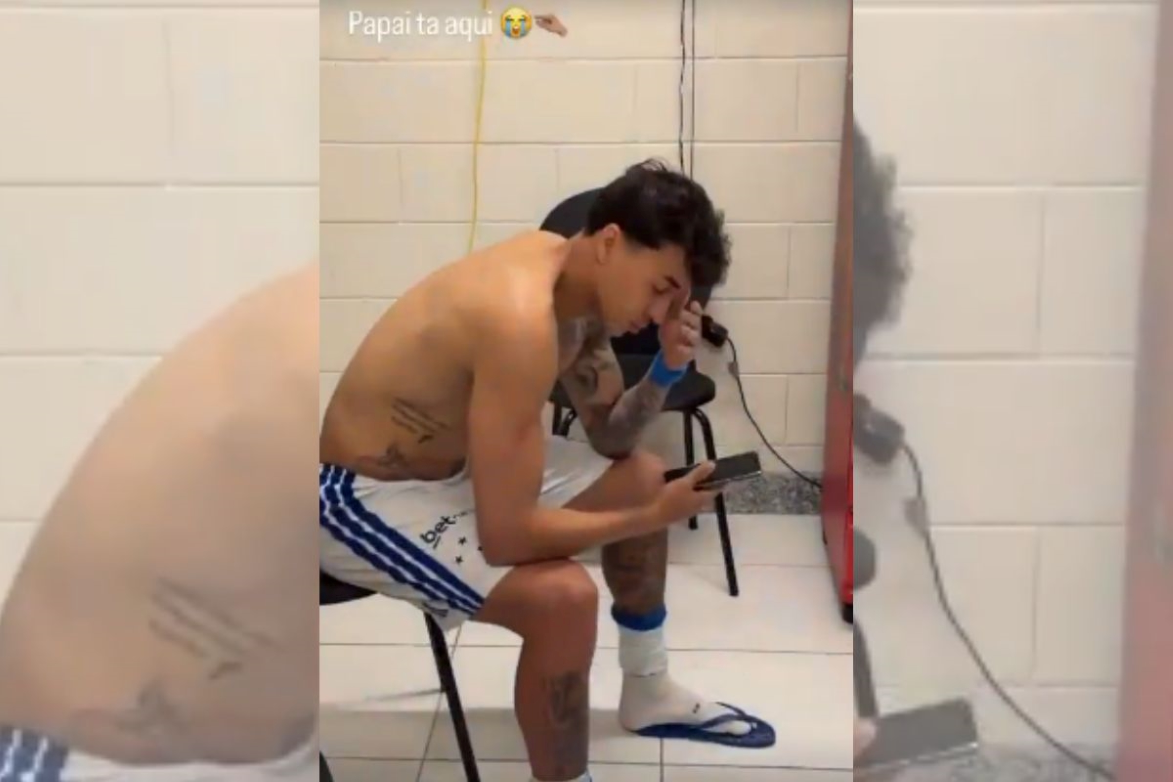 Alexsander invade sala de doping e provoca Kaio Jorge: "Bundão, otário"