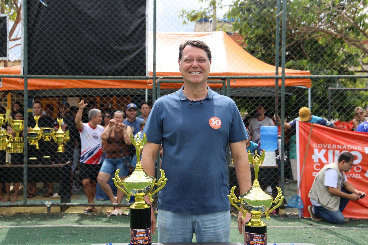 "Esporte é educação", diz Kiko Caputo em final de campeonato Pereirão