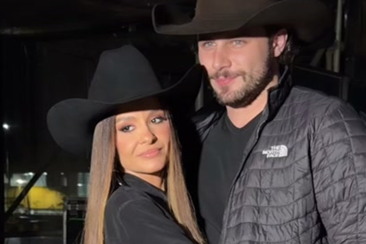 Fotos: Maiara e Felipe Cavalliere trocam declarações após show em Minas
