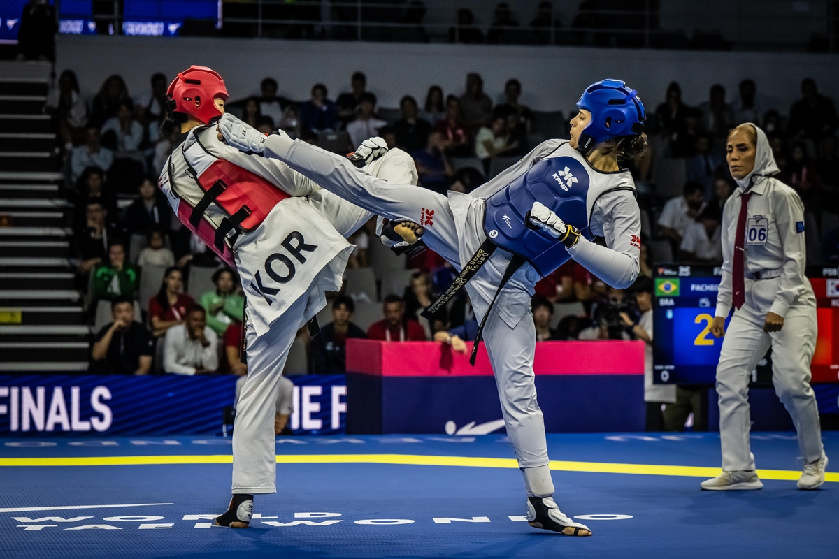 Taekwondo: Maria Clara Pacheco conquista ouro no Grand Prix Series Muju