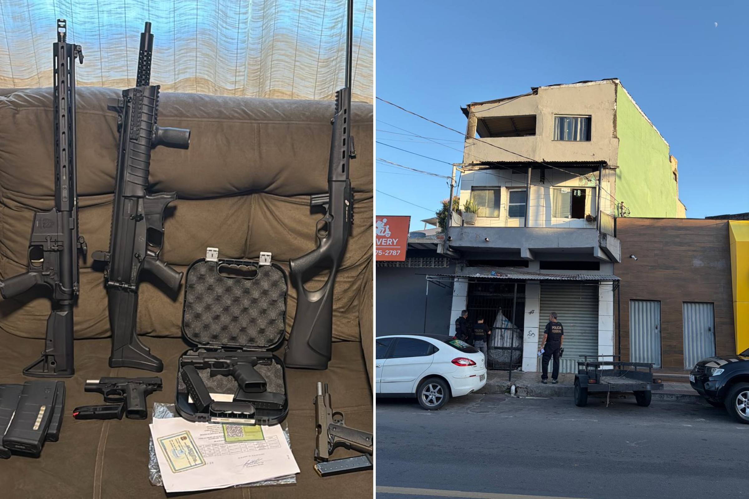 PF investiga fraude em registros de armas para CACs e faz operação no Rio