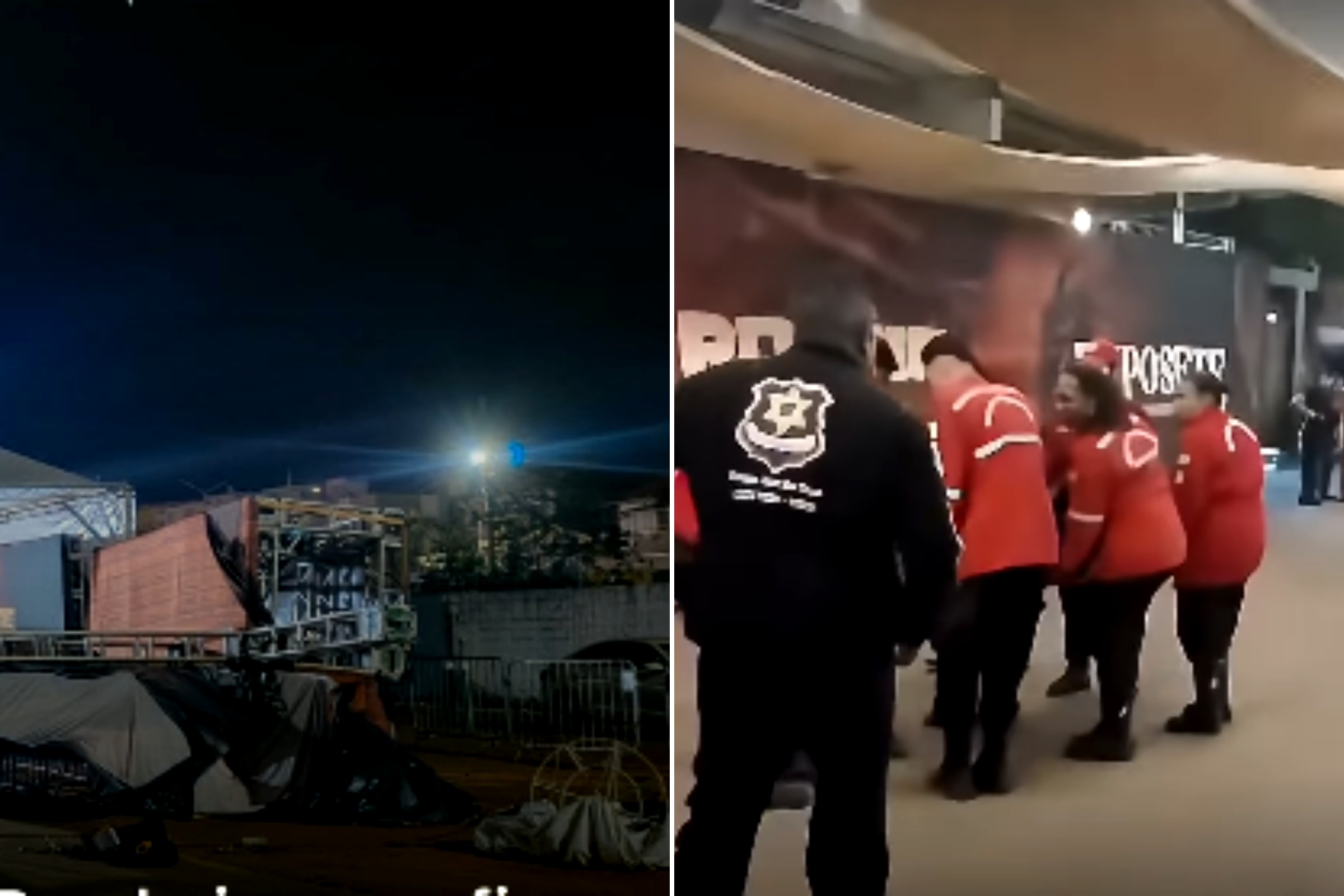 De novo: temporal derruba estruturas na Exposete e deixa 25 feridos em MG