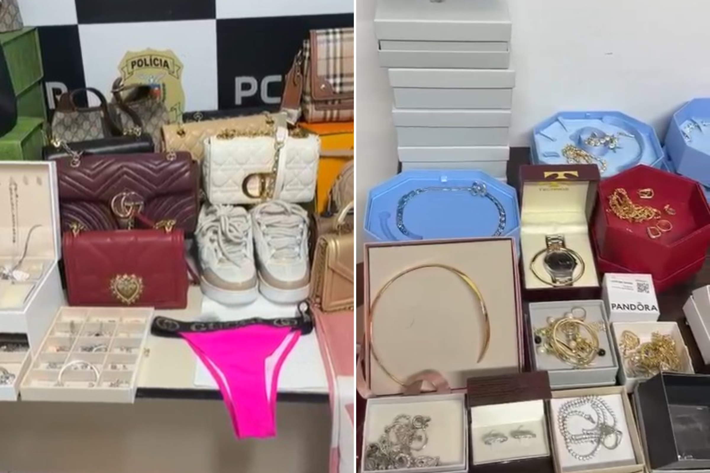 Mãe e filha gastaram R$ 70 mil de parentes com joias e calcinha da Gucci