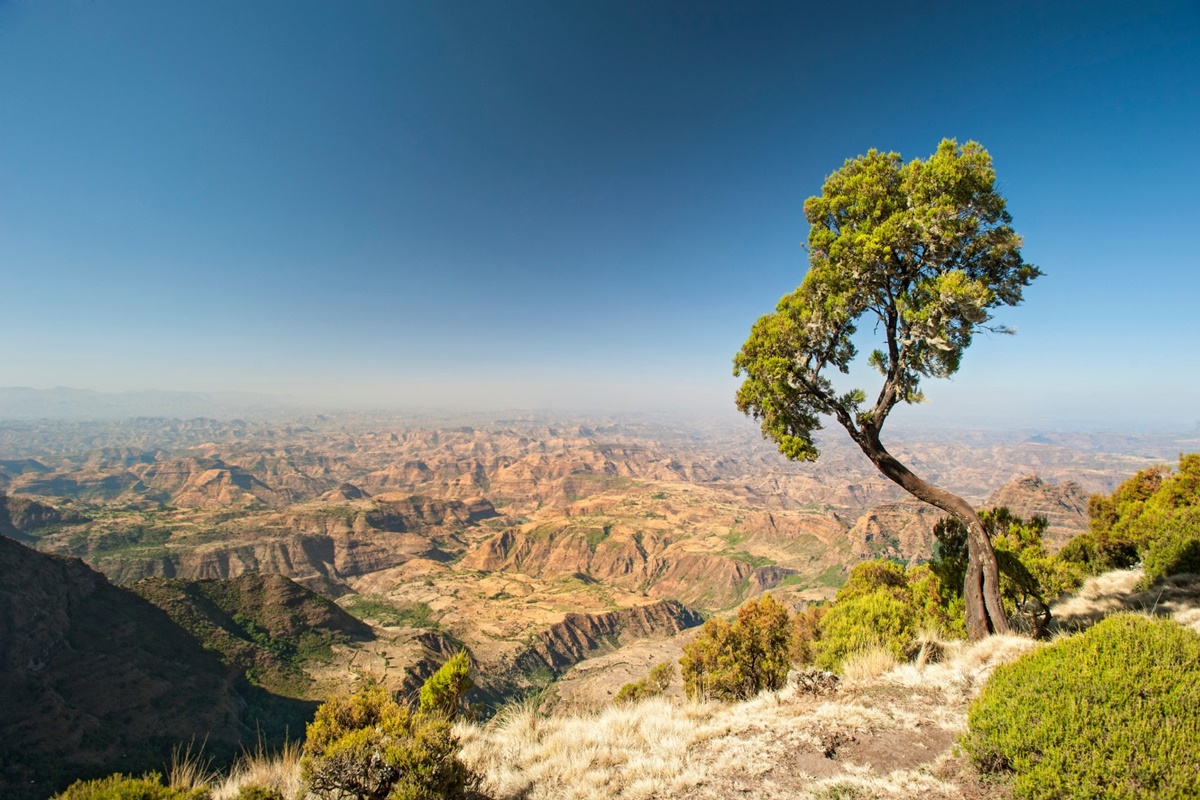 Montanhas Simien, localizadas no norte da Etiópia