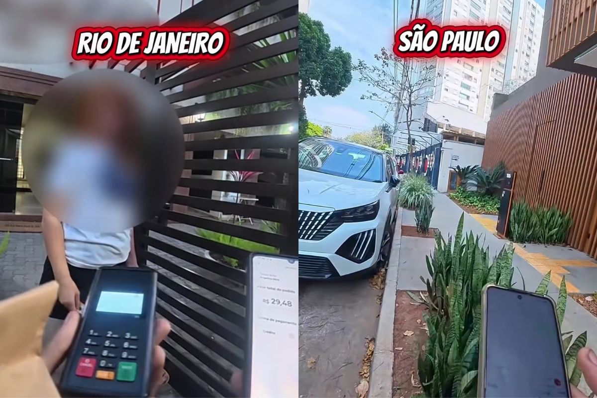 Motoboy viraliza ao comparar entregas no RJ e SP: "Descer e não reclamar"