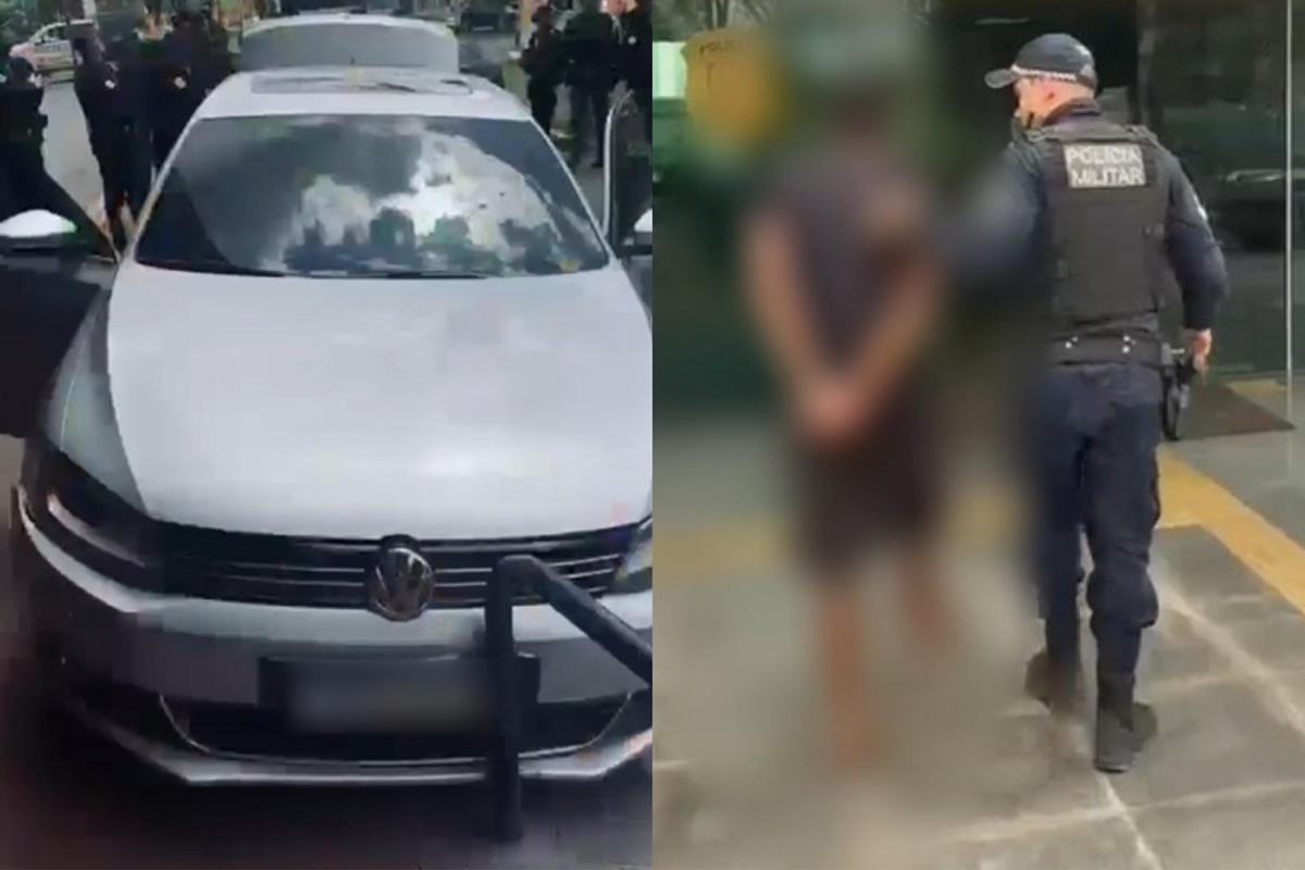 Homem furta carro, bate em outro veículo e acaba preso em Ceilândia