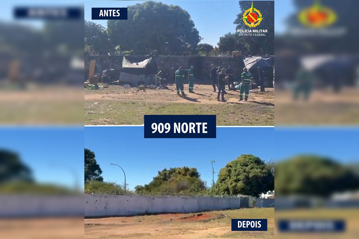 PMDF usa comando móvel e aumenta ações contra ocupações na Asa Norte