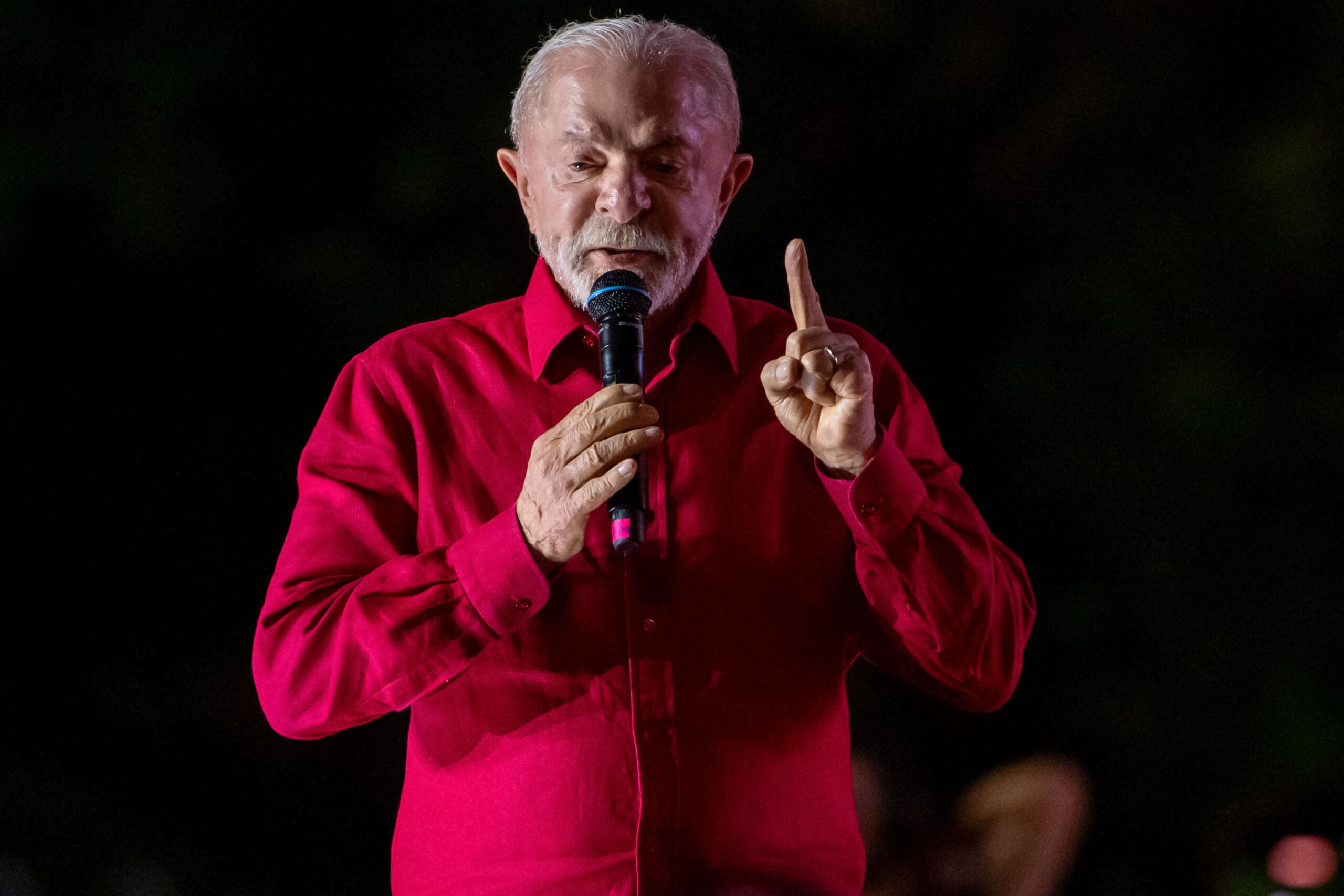 Lula durante agenda política em Brasília no período eleitoral de 2026.