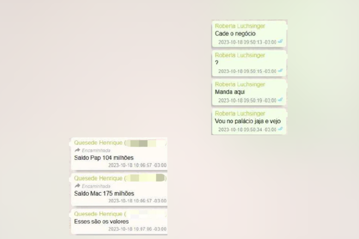 Berger enviou a Luchsinger aumento de verba de Goiânia recém definido