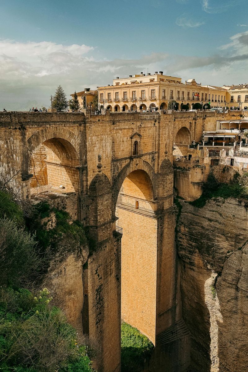 Puente Nuevo (Ponte Nova), localizado na cidade histórica de Ronda, na região da Andaluzia, Espanha