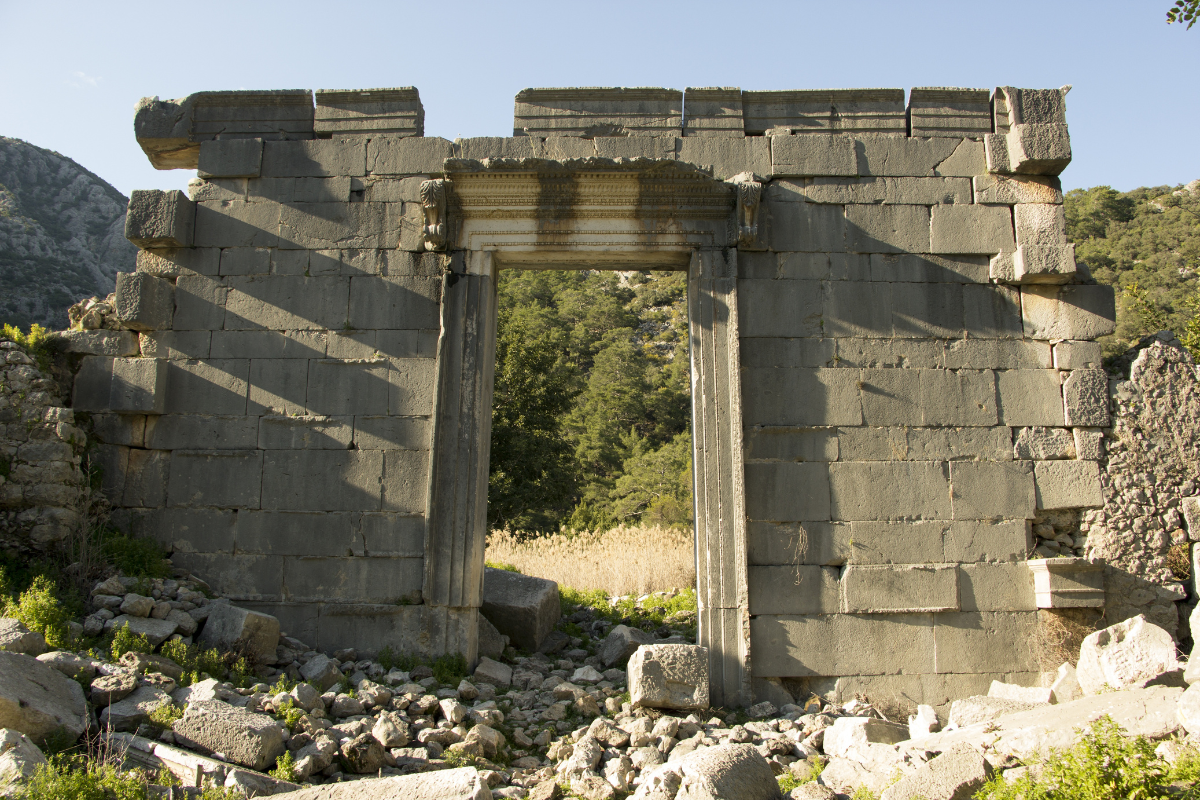 Antiga cidade de Olimpos, na província de Antalya, na Turquia