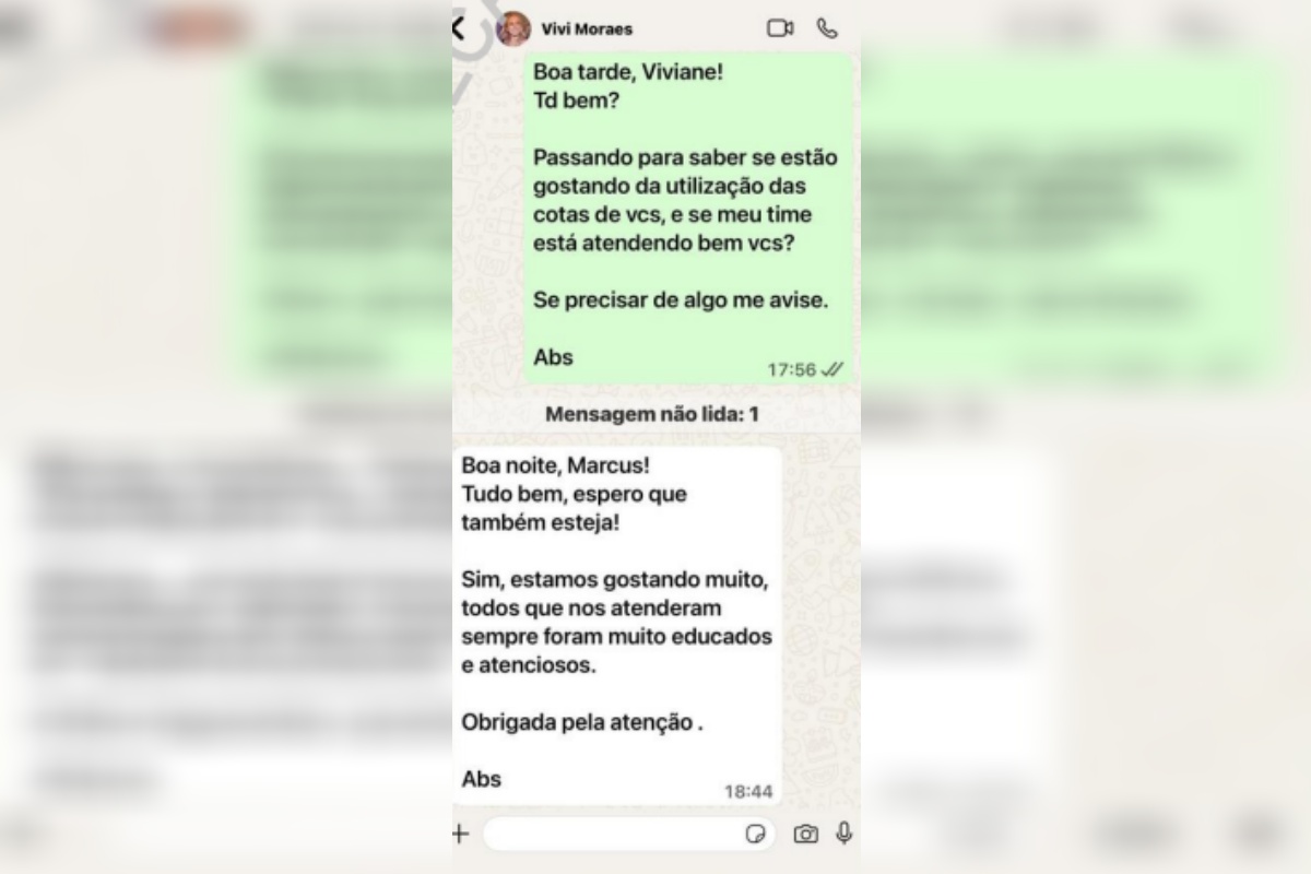 Viviane diz a funcionário da Prime You que estava gostando "muito" do jatinho Legacy 650