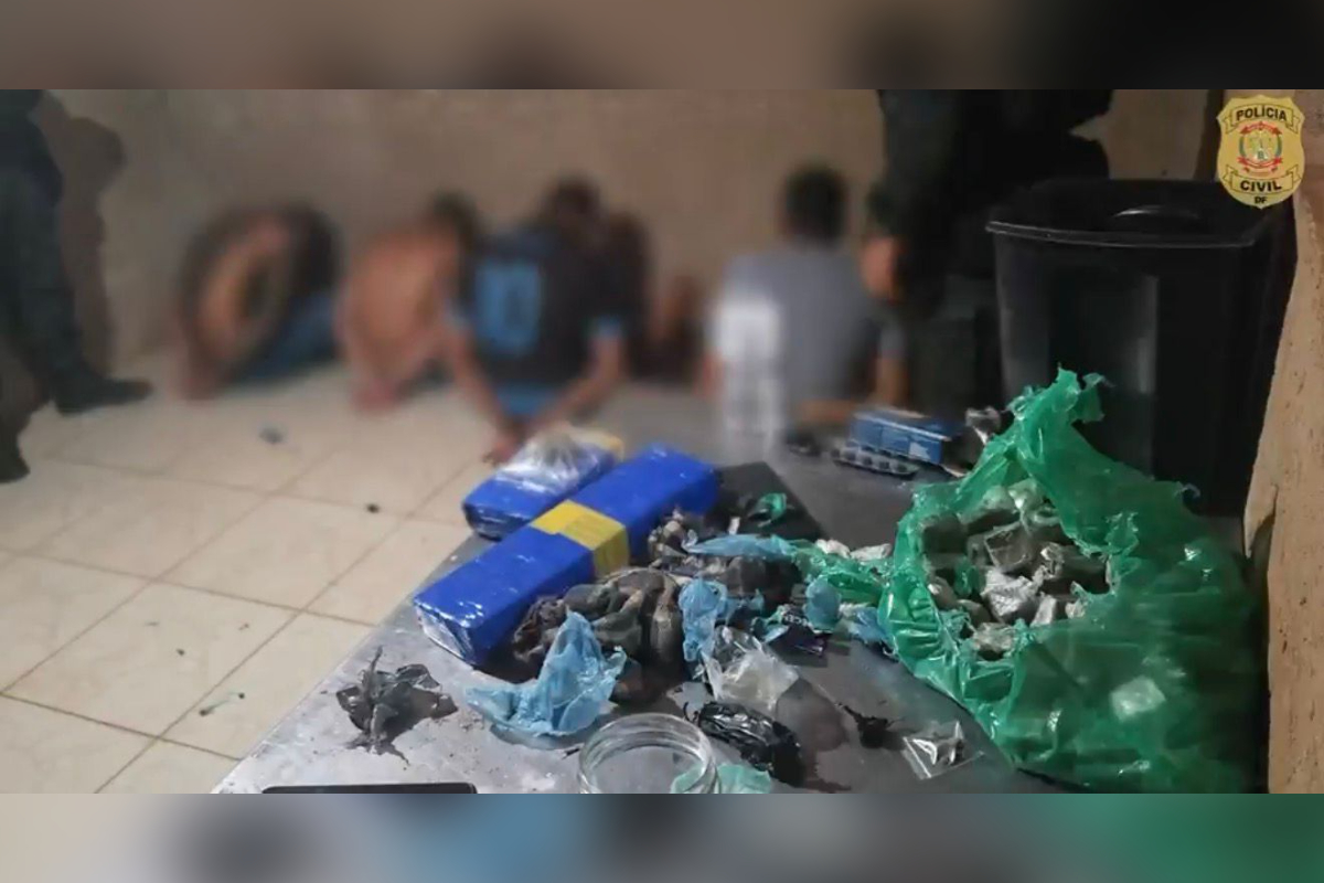 PCDF faz operação contra o tráfico e apreende drogas em Ceilândia