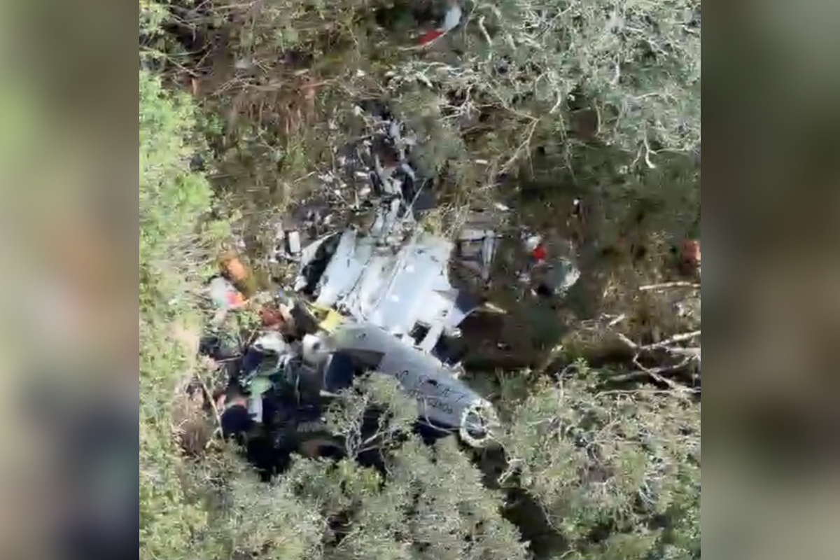 Veja destroços de helicóptero que caiu com cantor Rick e outras 4 pessoas