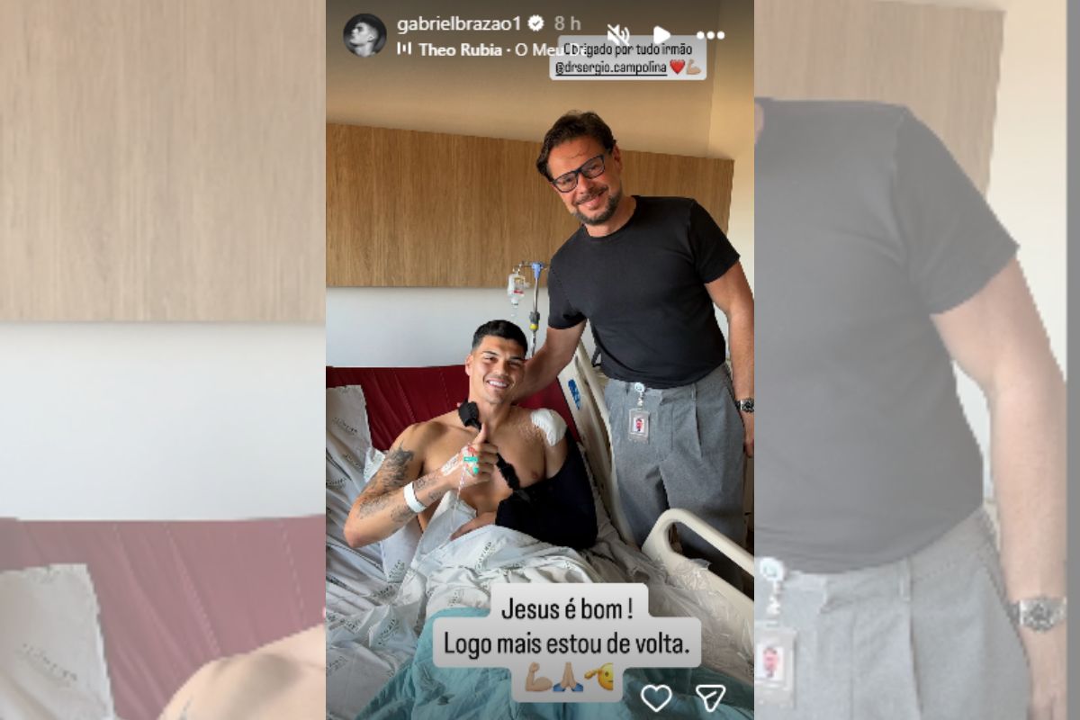 Brazão, do Santos, se pronuncia após cirurgia: "Logo mais estou de volta"