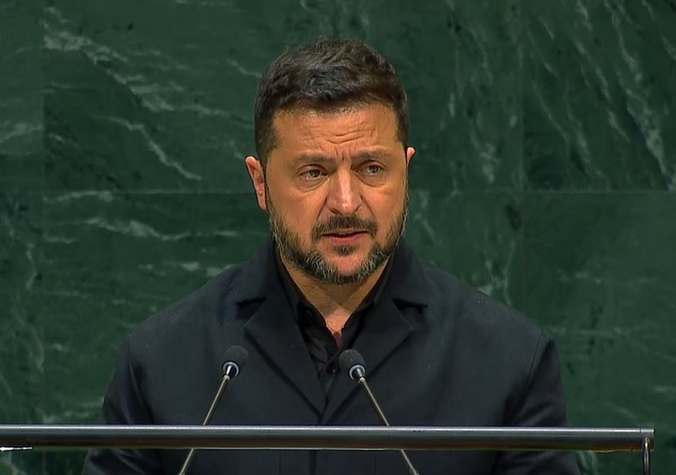 ONU: Zelensky acusa Putin de ser a raiz da guerra e que "deve ser parado"