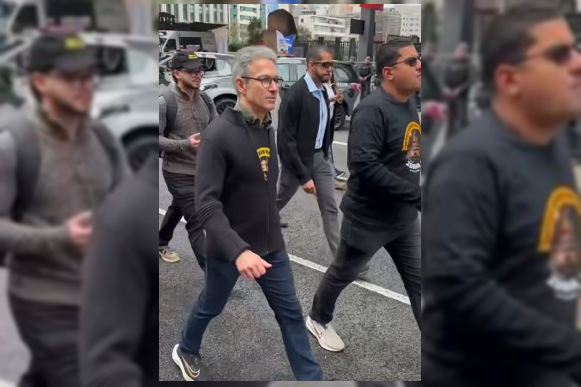 Zema é hostilizado ao caminhar na Paulista durante ato do 7 de Setembro