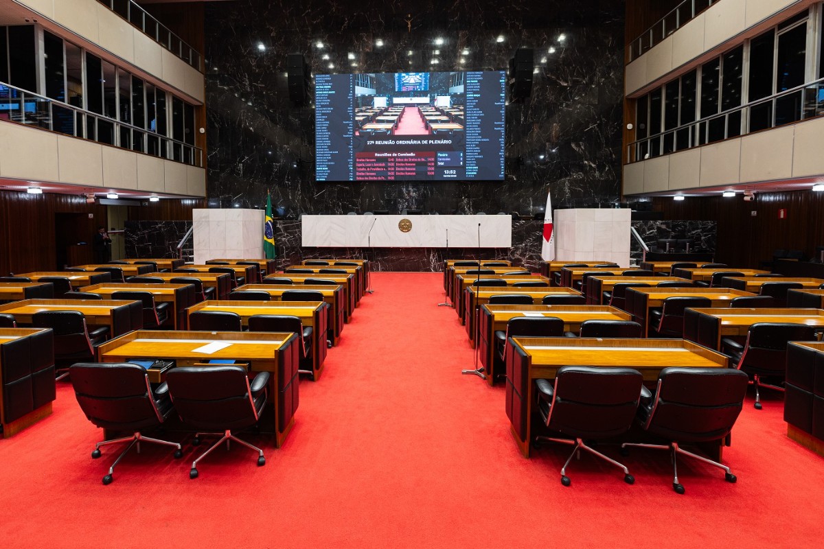 plenário da Assembleia Legislativa de Minas Gerais