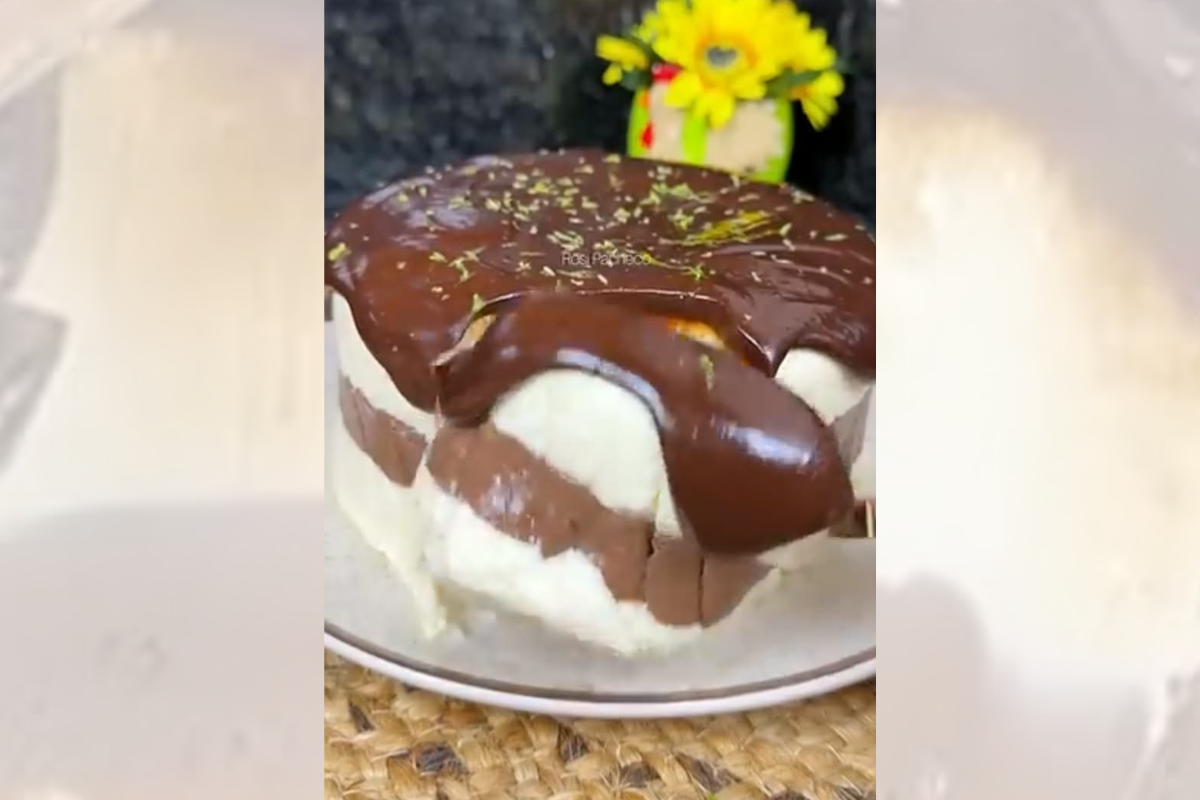 Mousse de limão com chocolate