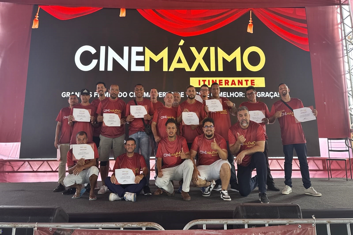 Cinemáximo Itinerante transforma a Estrutural em palco de cursos e cinema