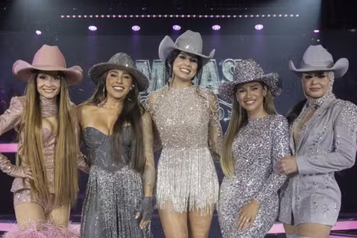 Ana Castela, Lauana Prado, Maiara e Maraisa e Simone Mende no especial Amigas da Globo, de 2024