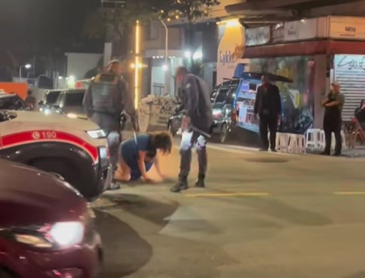 Montada temperada: PM e spray de pimenta separam briga de casal na Augusta