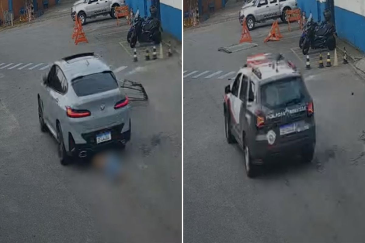 Câmera flagra DJ bêbado arrastando homem atropelado durante fuga da PM