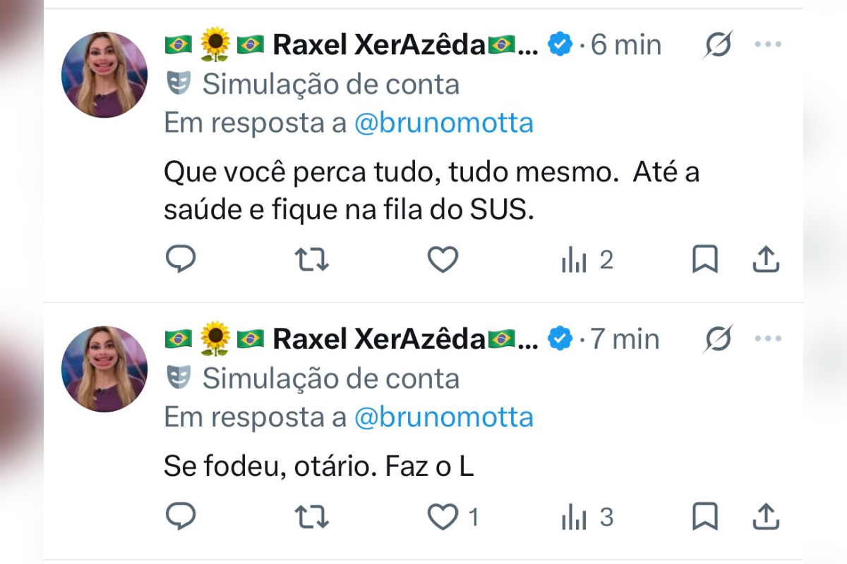 Humorista Bruno Motta relata ameaças após publicação de Nikolas Ferreira