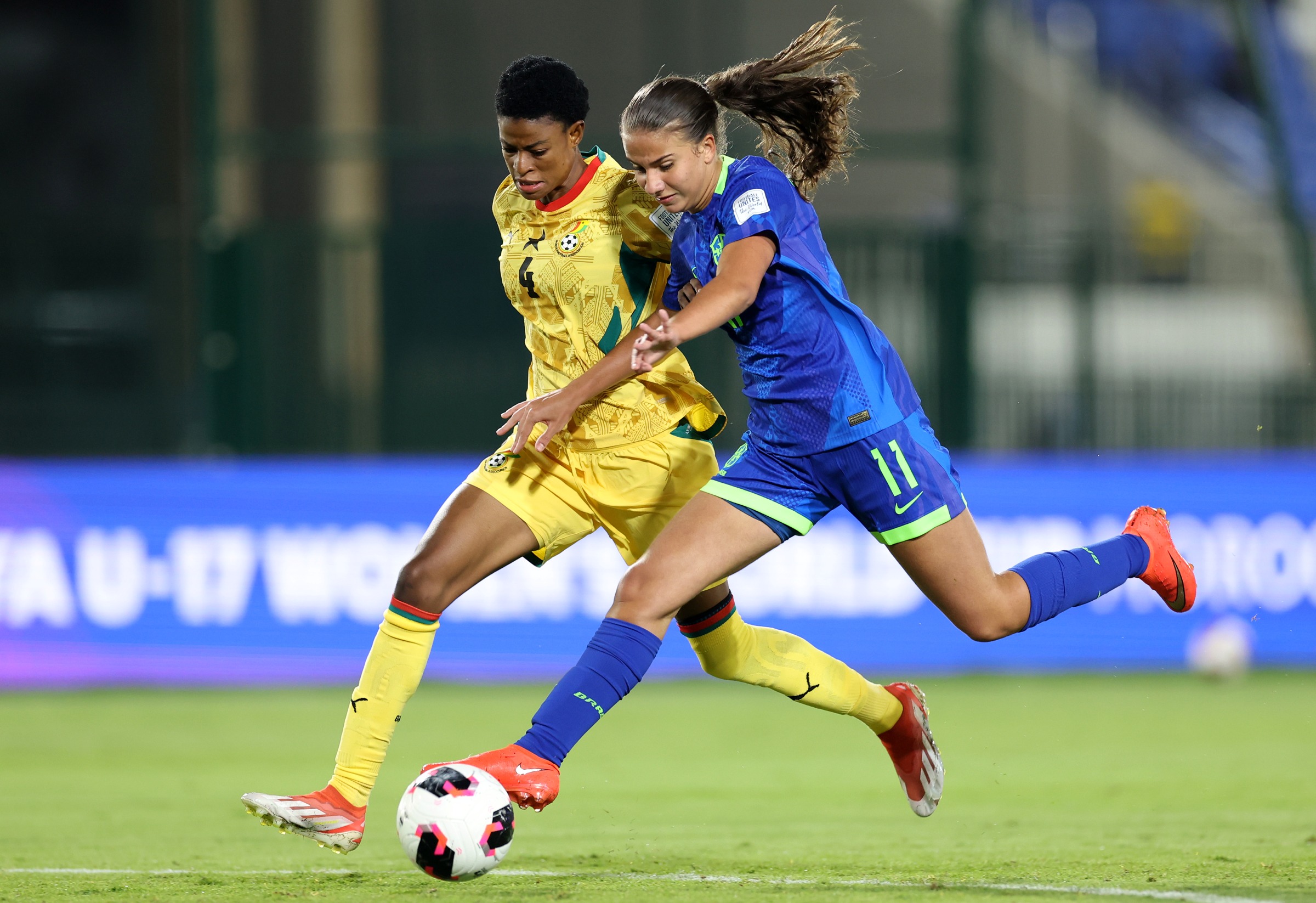 Copa do Mundo Feminina Sub-17: Brasil leva gol no fim e empata com Gana