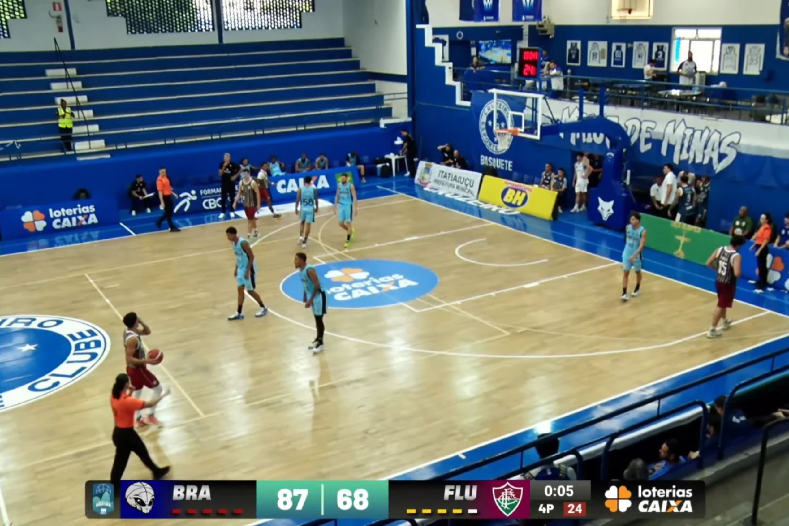 Torneio de Abertura: Brasília Basquete domina e vence Fluminense na estreia