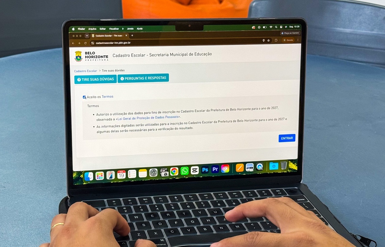 Cadastro escolar 2027 abre nesta terça em BH e vai até 5 de novembro