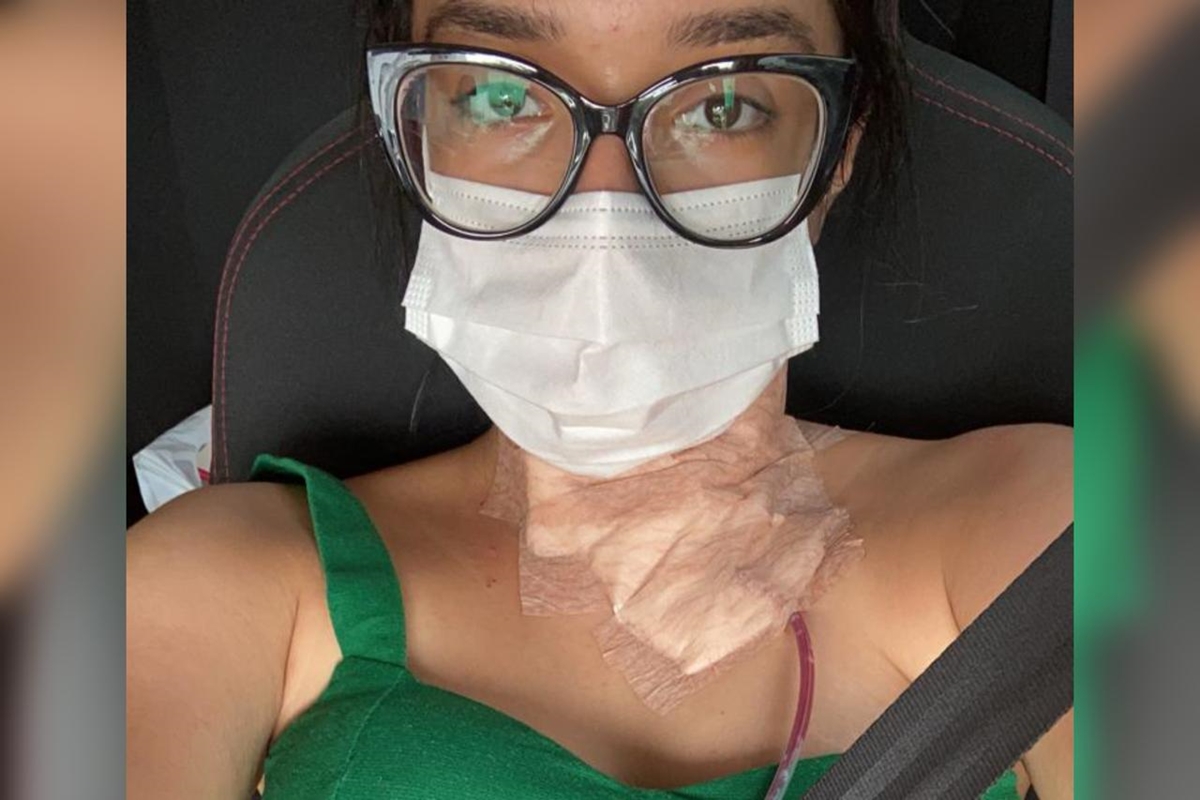 “Não imaginava que seria um câncer”, diz adolescente com tumor na tireoide